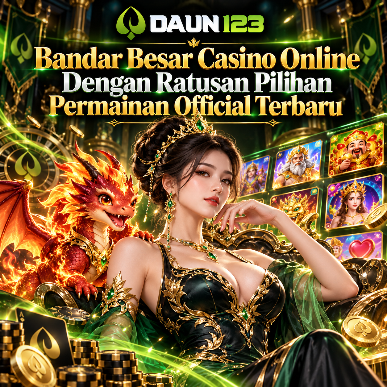 DAUN123 > Bandar Besar Casino Online Dengan Ratusan Pilihan Permainan Official Terbaru